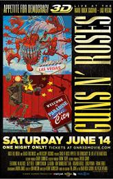 Guns N' Roses Appetite for Democracy 3D Live at Hard Rock Las Vegas poster