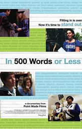 In 500 Words or Less poster