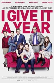 I Give It a Year poster