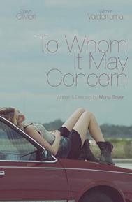 To Whom It May Concern poster