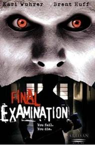 Final Examination poster