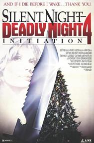 Silent Night, Deadly Night 4: Initiation poster