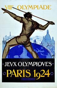 The Olympic Games in Paris 1924 poster